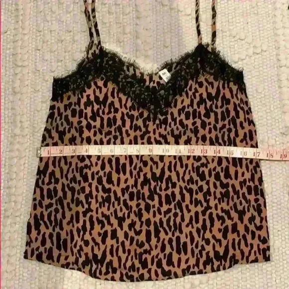 BP cheetah print tank top camisole lace new - Picture 2 of 5